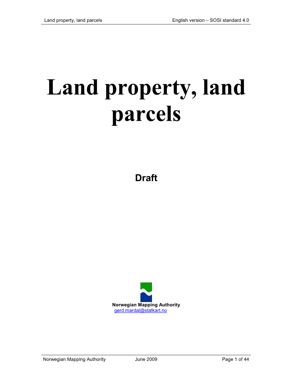 Land Property, Land Parcels (Pdf)