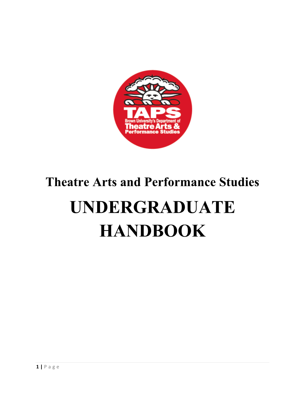 Undergraduate Handbook