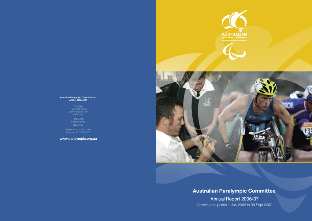 2006-2007 APC Annual Report