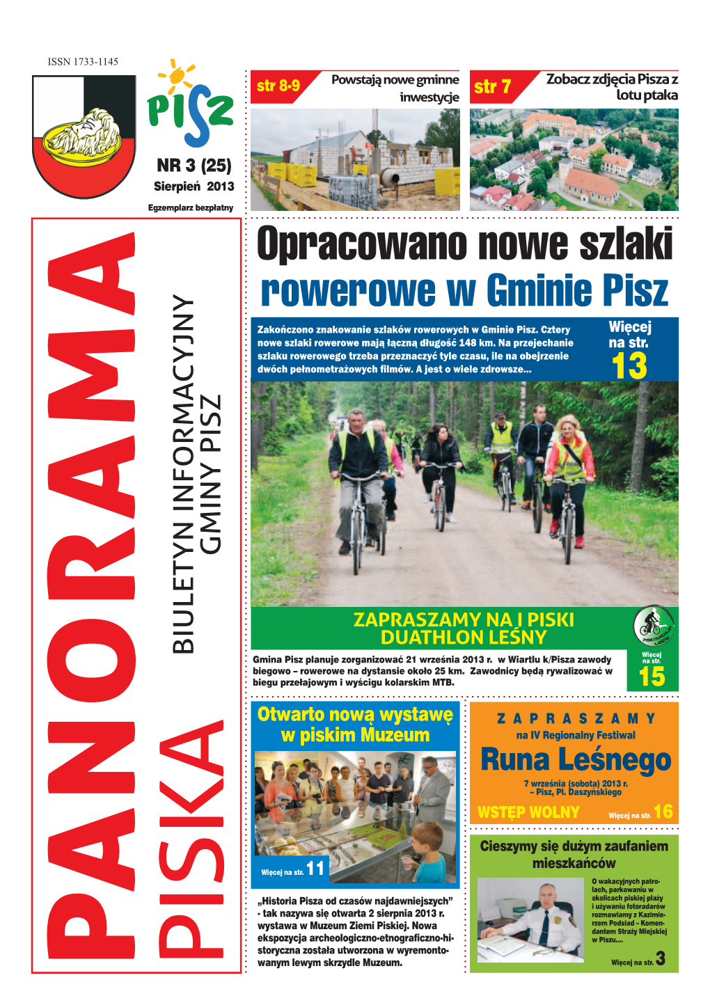 Opracowano Nowe Szlaki Rowerowe W Gminie Pisz Zakończono Znakowanie Szlaków Rowerowych W Gminie Pisz