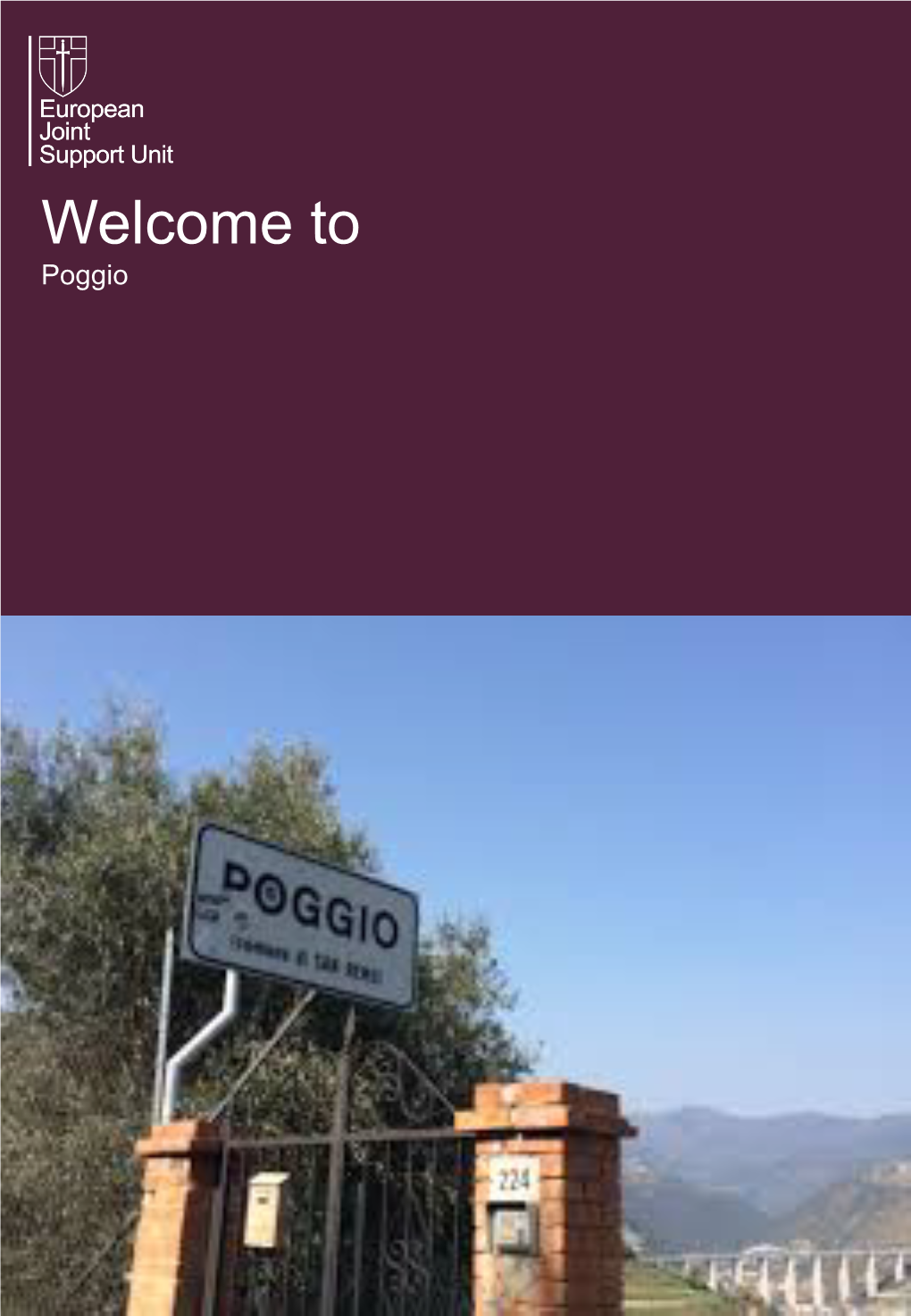 Welcome to Poggio Welcome