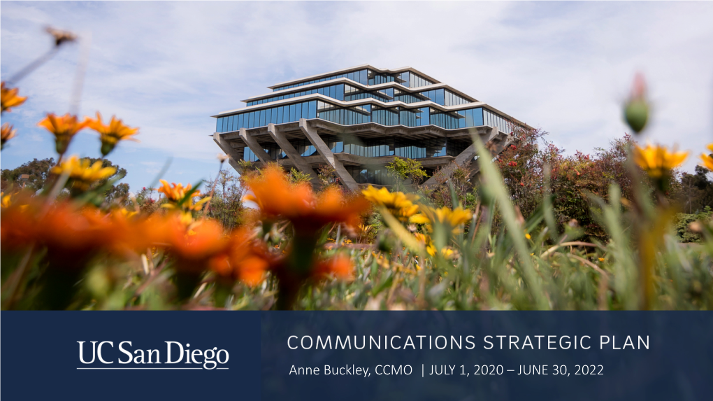 University Communications Strategic Plan Update