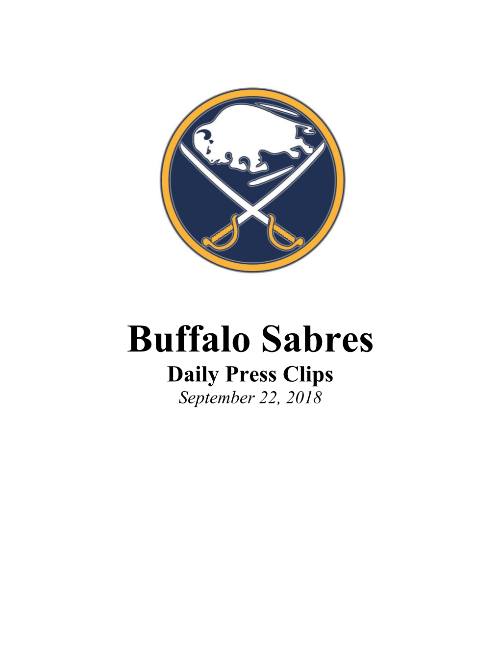 Buffalo Sabres Digital Press