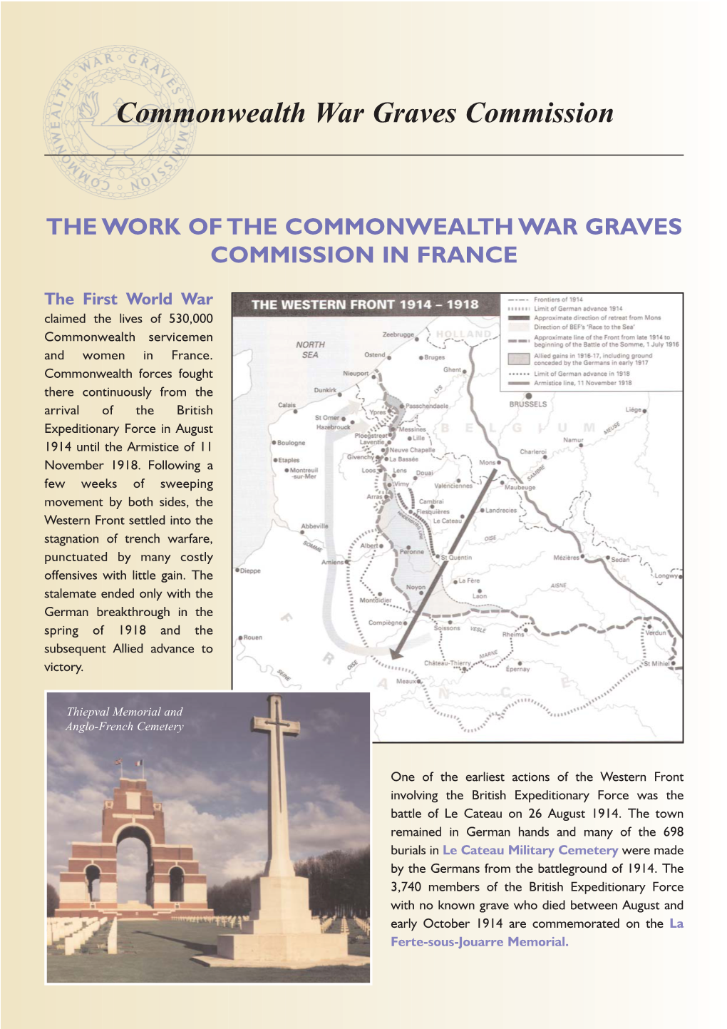 Commonwealth War Graves Commission: France