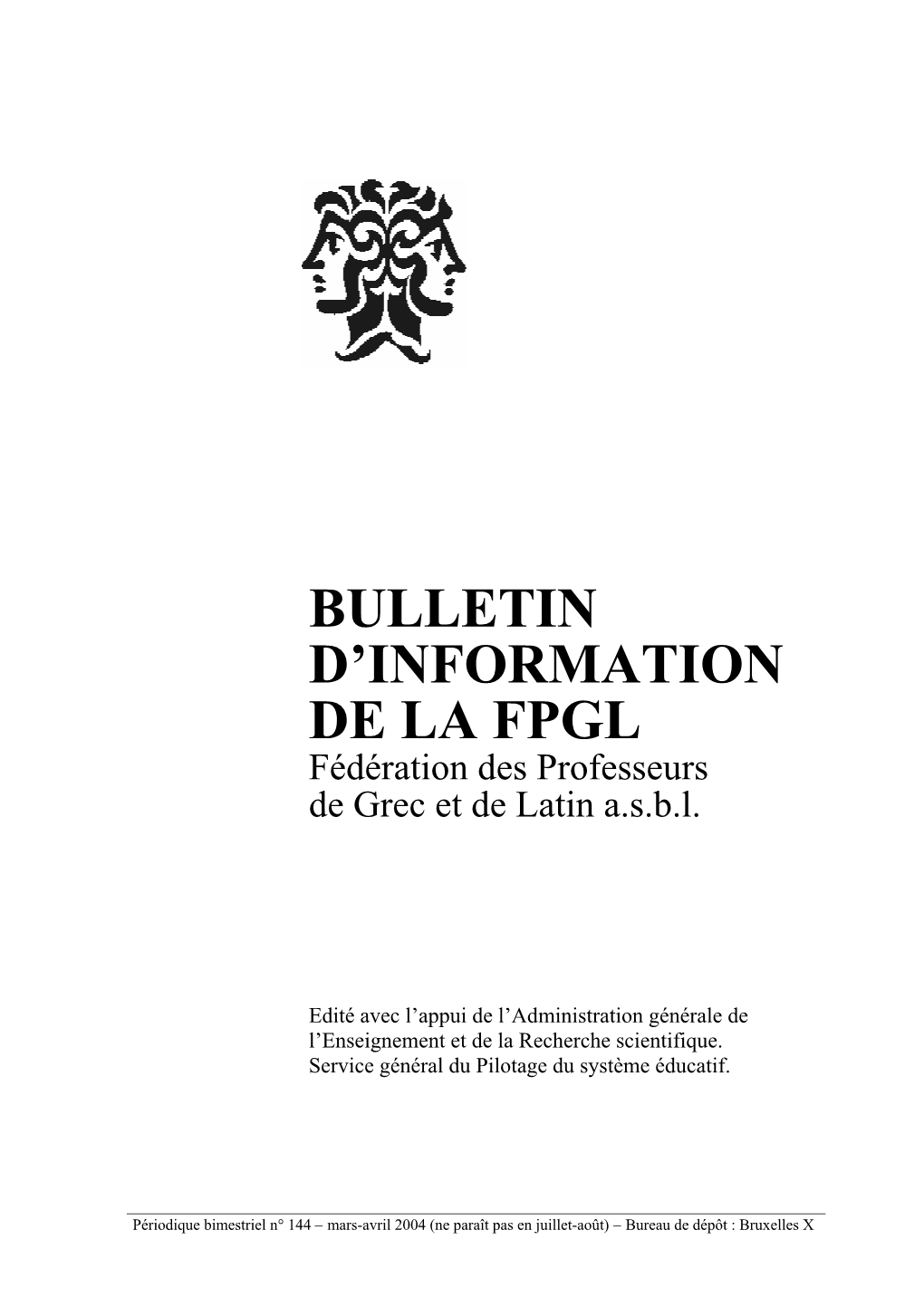 Bulletin D'information De La Fpgl
