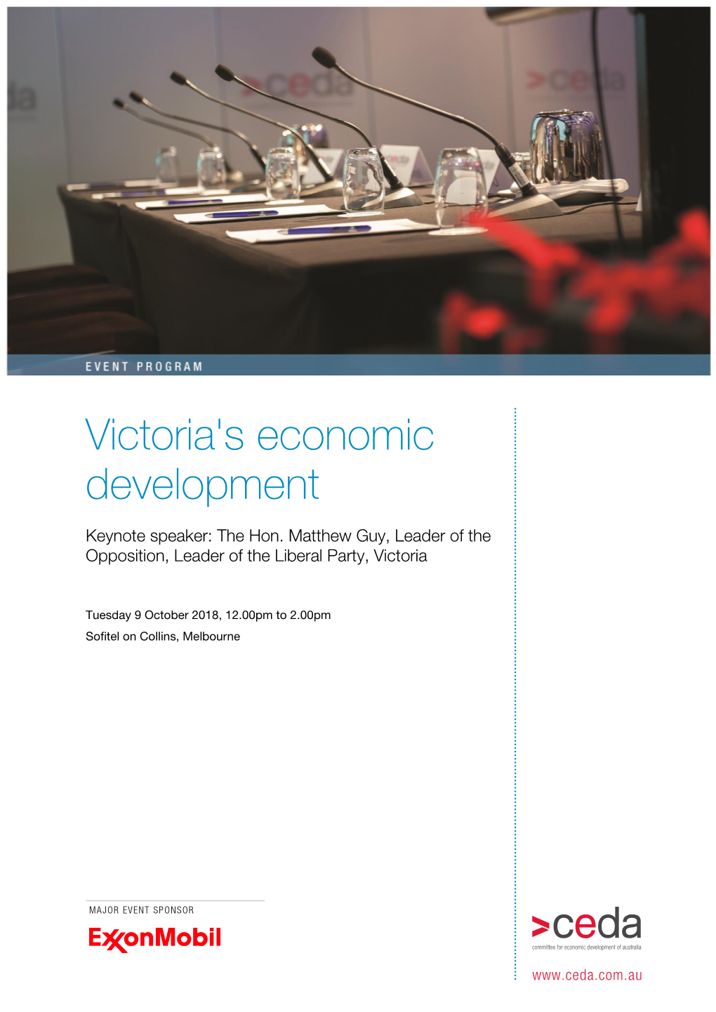 Victoria's Economic Development