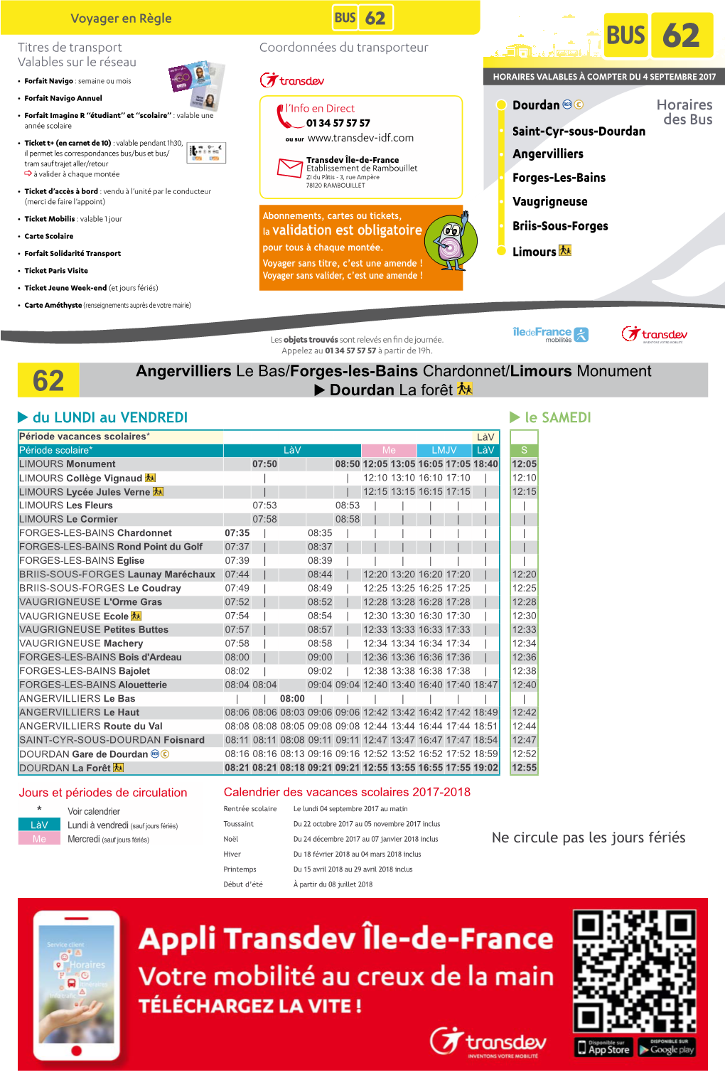 Horaires Des