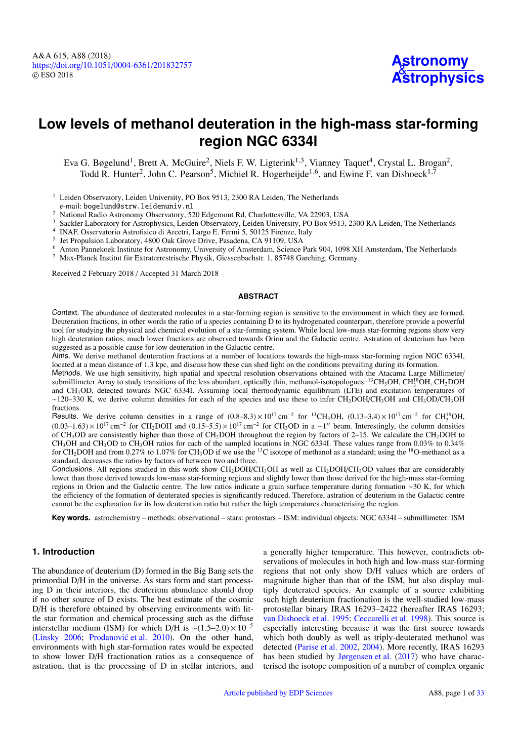 Low Levels of Methanol Deuteration in the High-Mass Star-Forming Region NGC 6334I