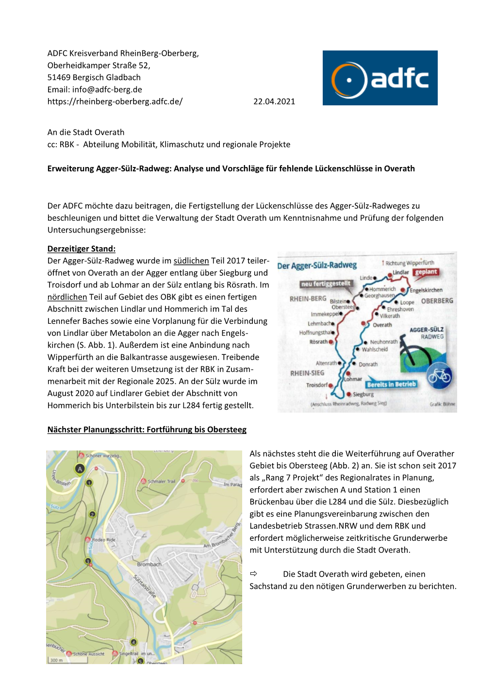 Agger-Suelzradweg Lueckenschluesse in Overath V2.Pdf (.Pdf, 8