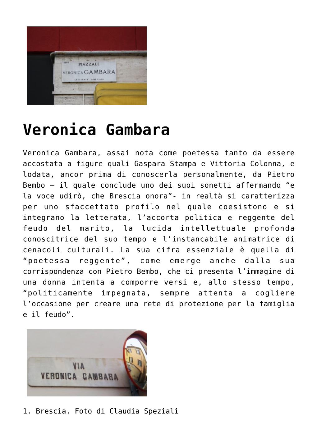 Veronica Gambara
