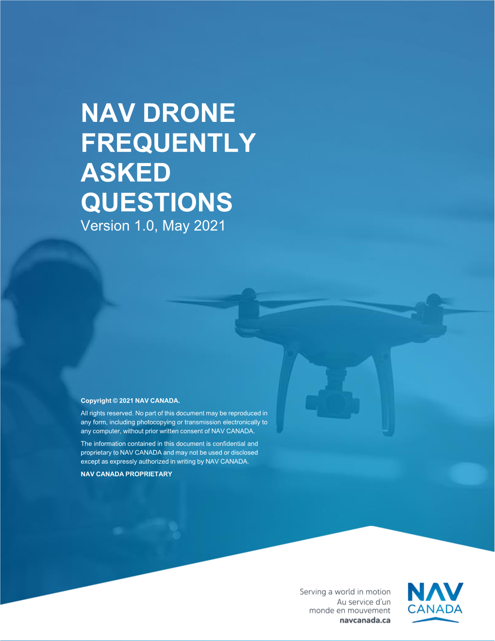 NAV DRONE FREQUENTLY ASKED QUESTIONS Version 1.0, May 2021