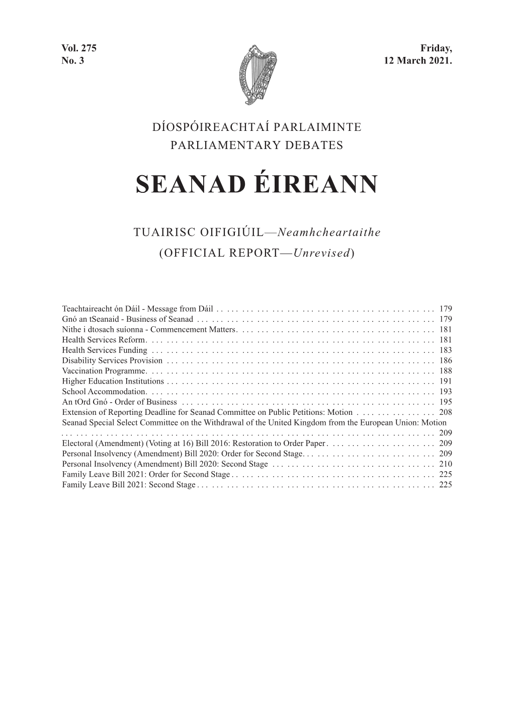 Seanad Éireann