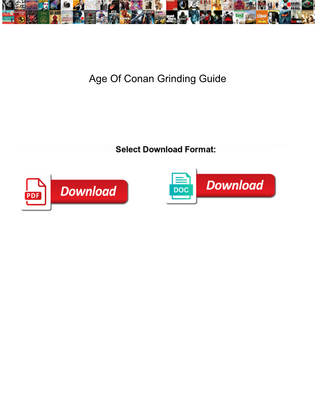 Age of Conan Grinding Guide