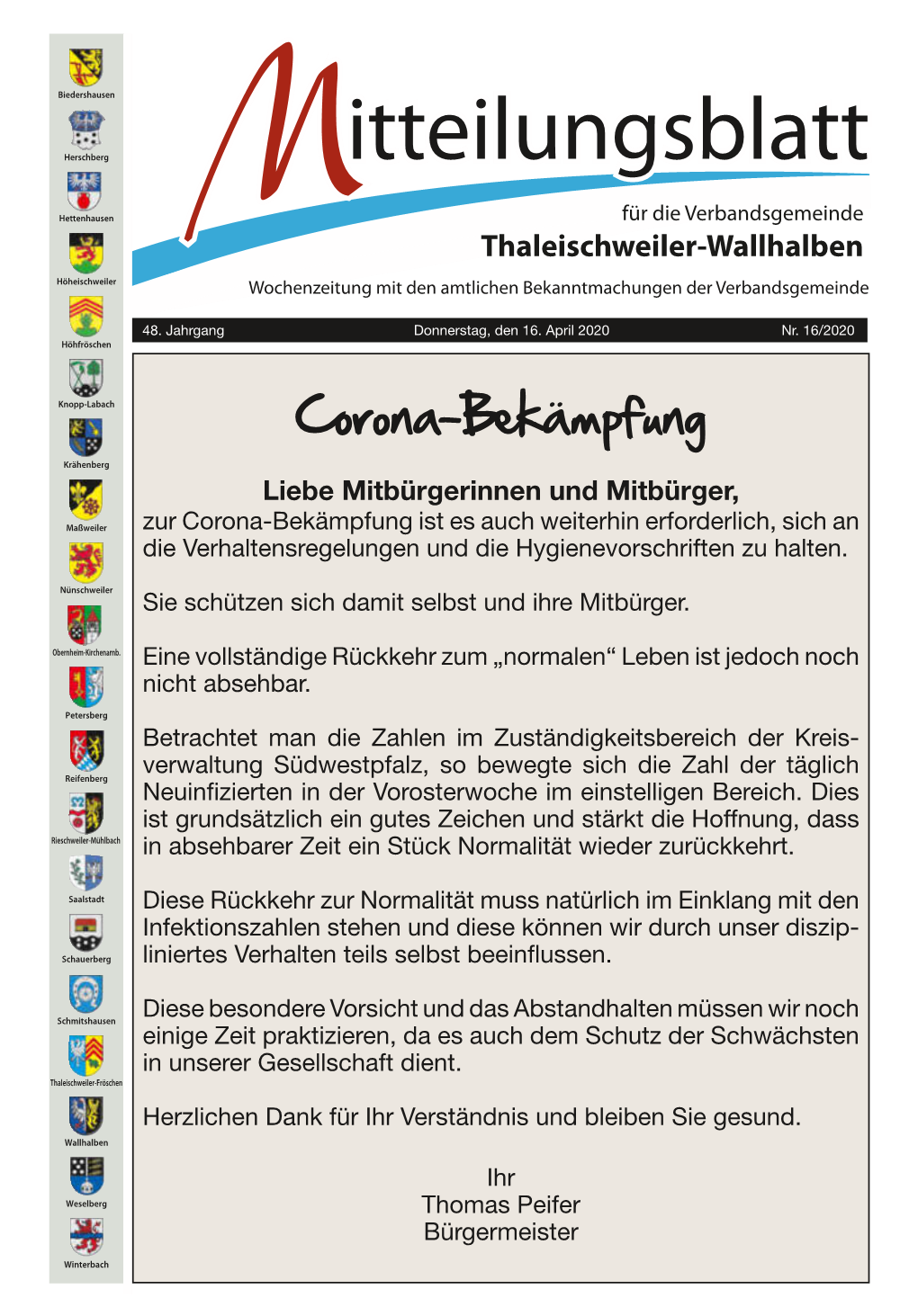 Mitteilungsblatt KW 16 2020.Pdf