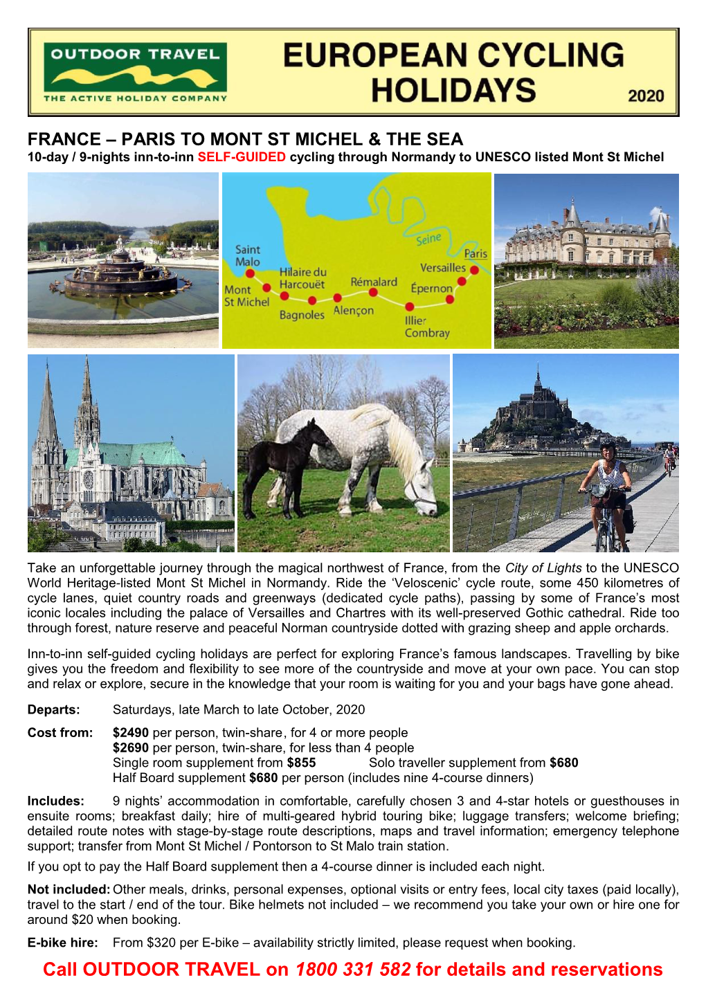 Paris to Mont St Michel SG Cycling