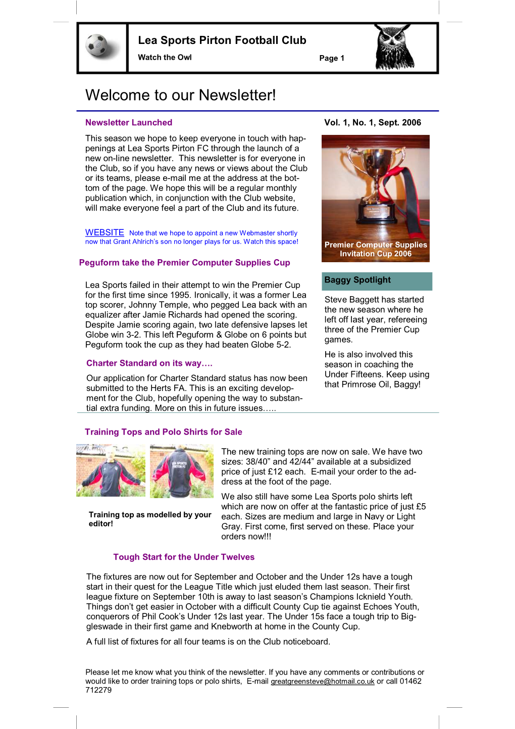 Our Newsletter!