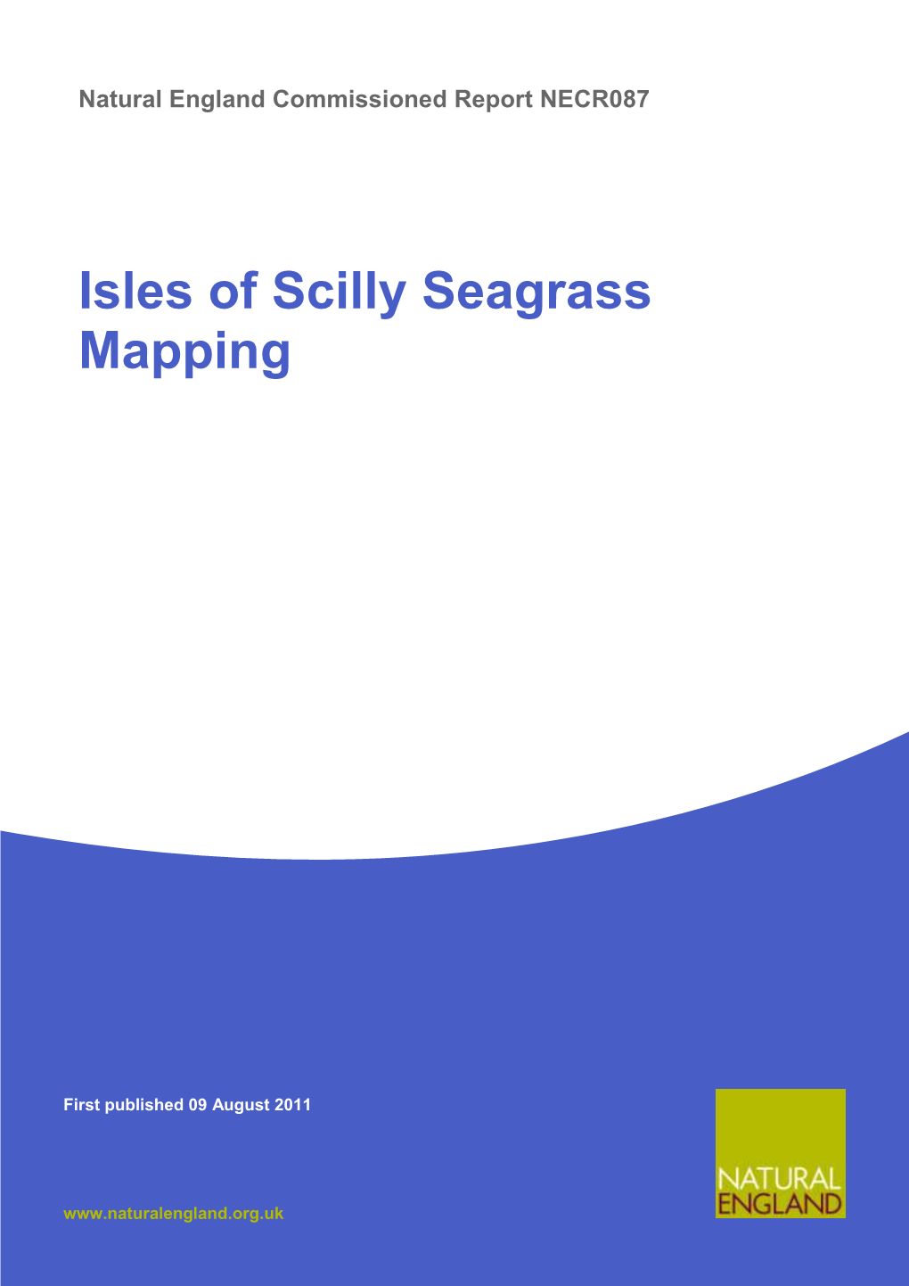 Isles of Scilly Seagrass Mapping