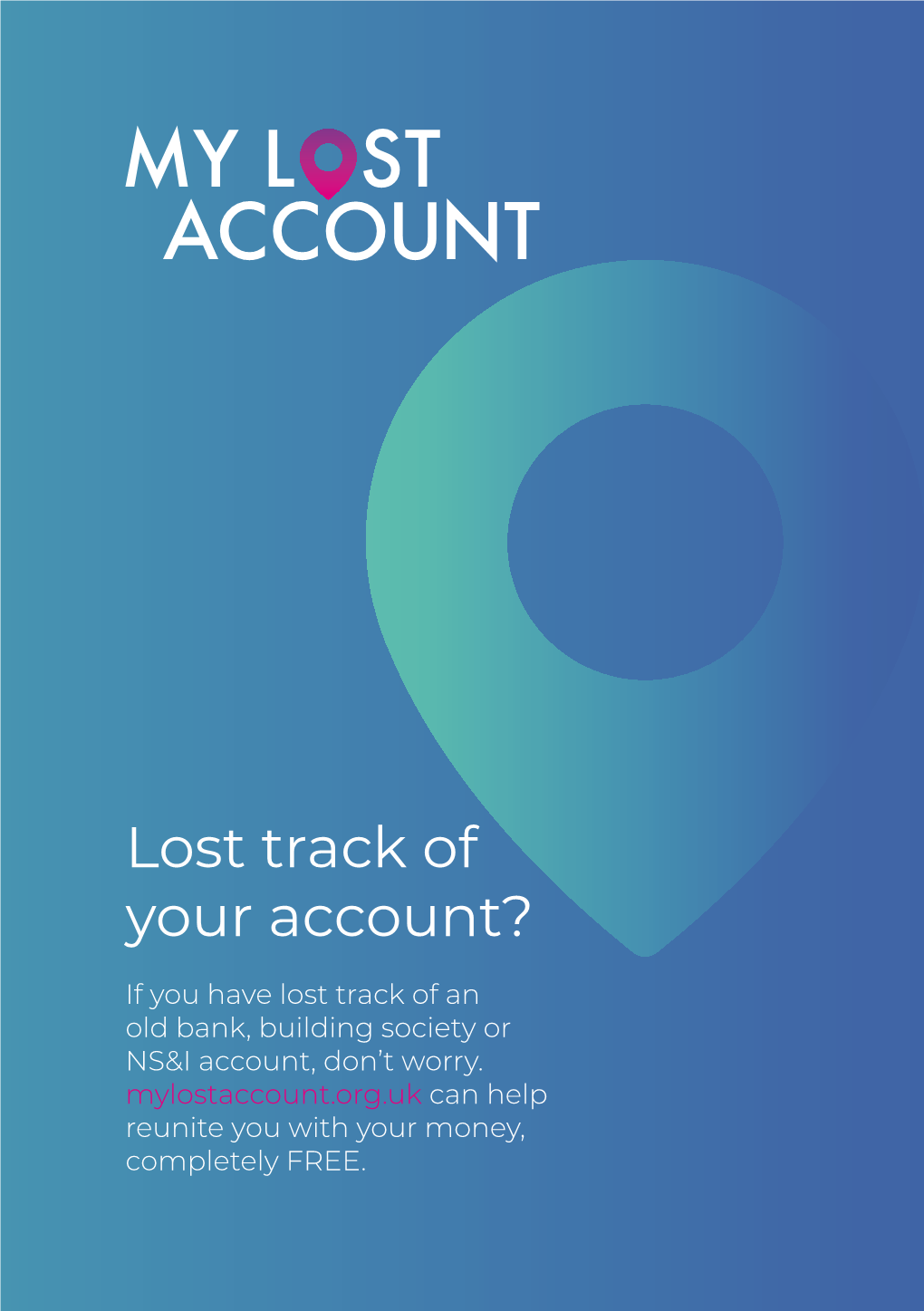 Lost Track of Your Account?