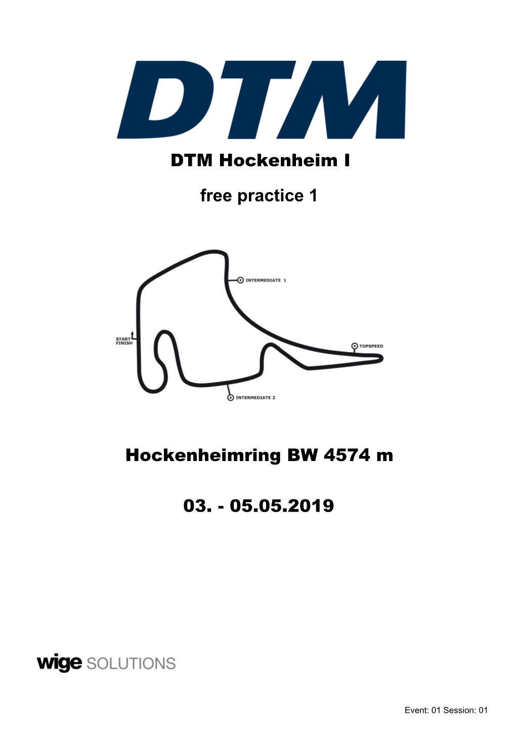 DTM Hockenheim I Hockenheimring BW 4574 M