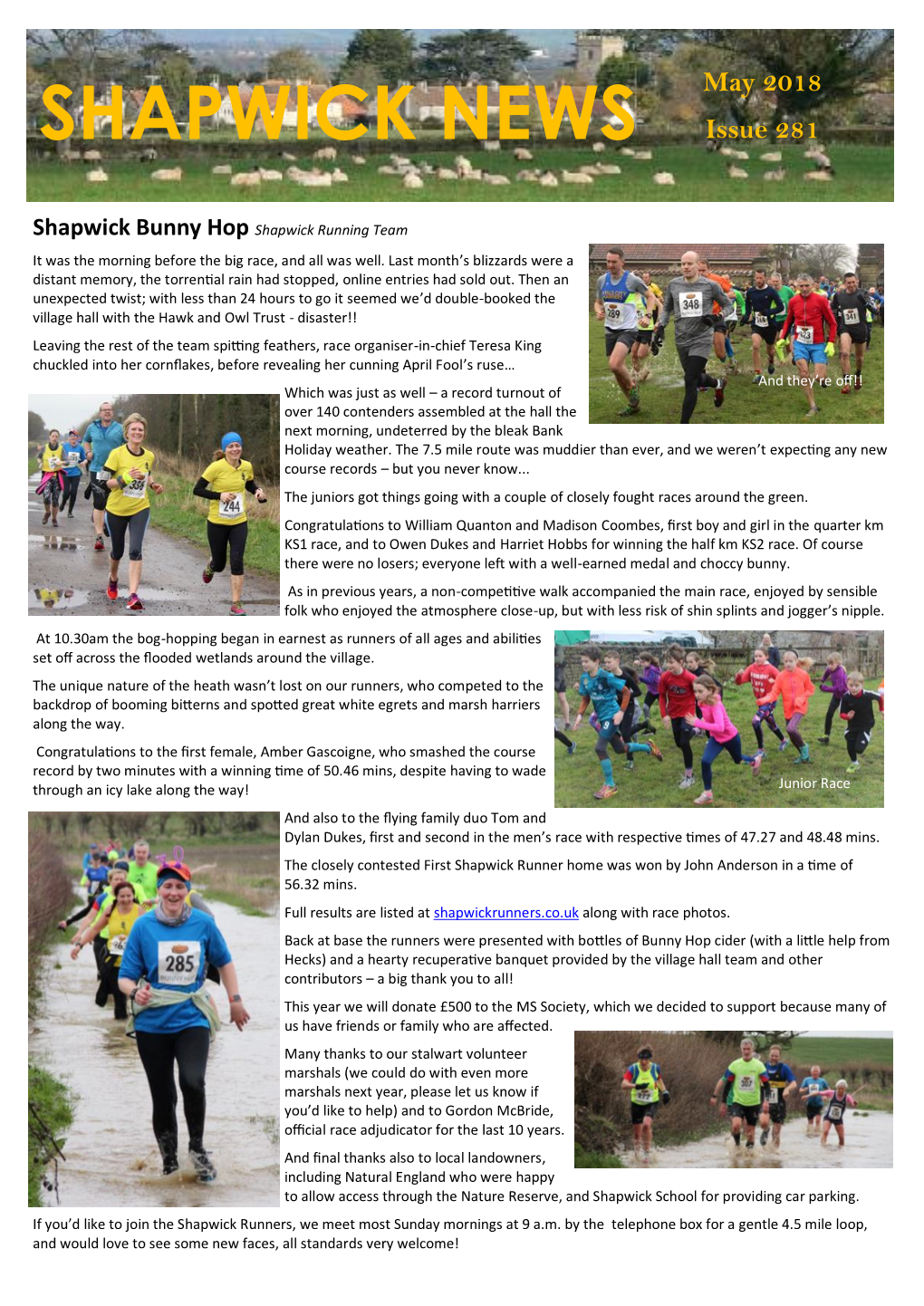 SHAPWICK NEWS Issue 281