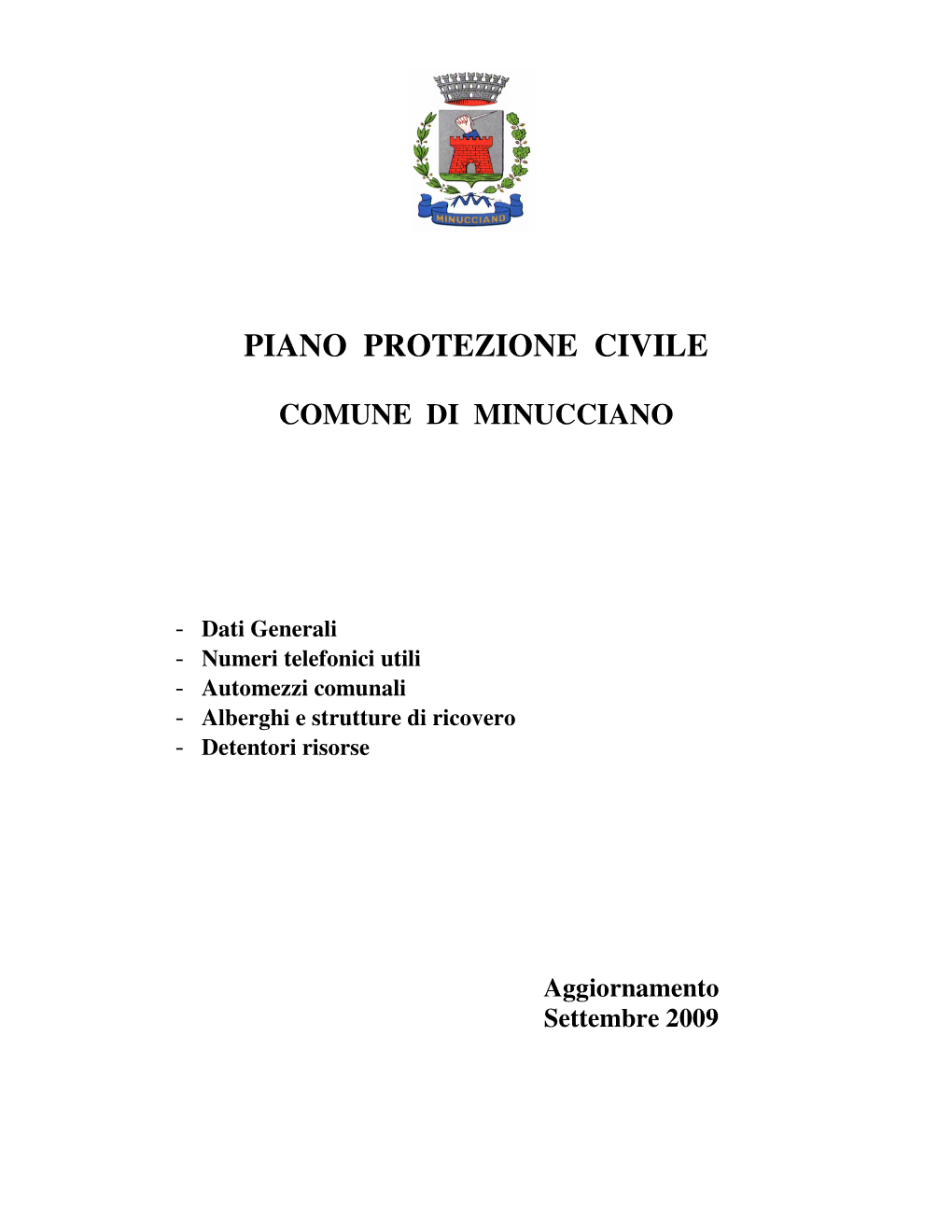 Piano Protezione Civile