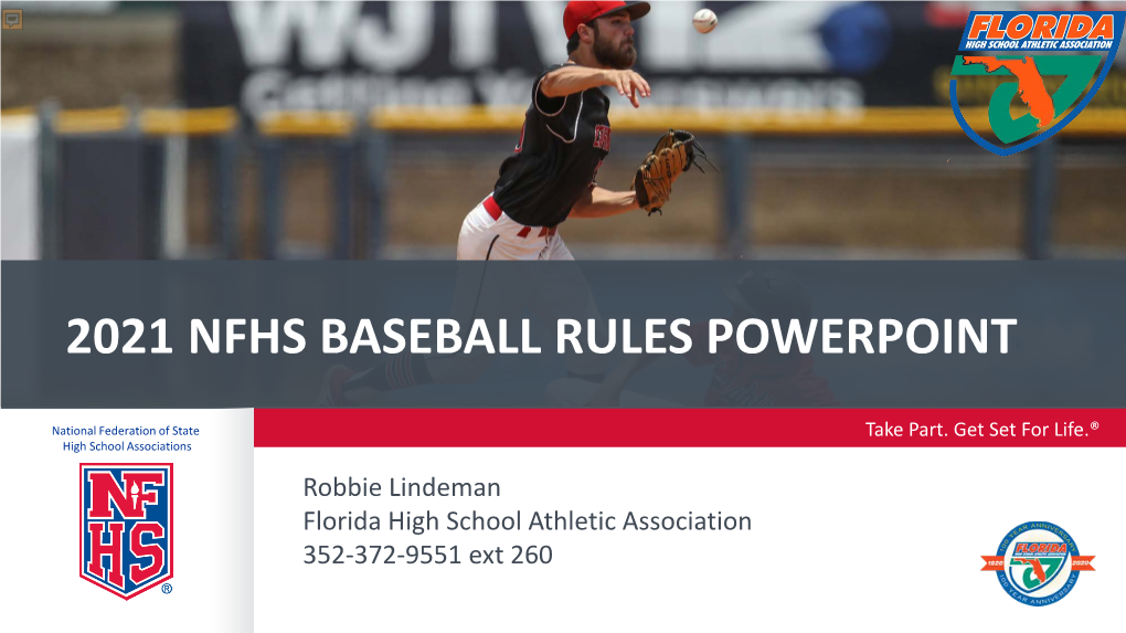 2021 Nfhs Baseball Rules Powerpoint