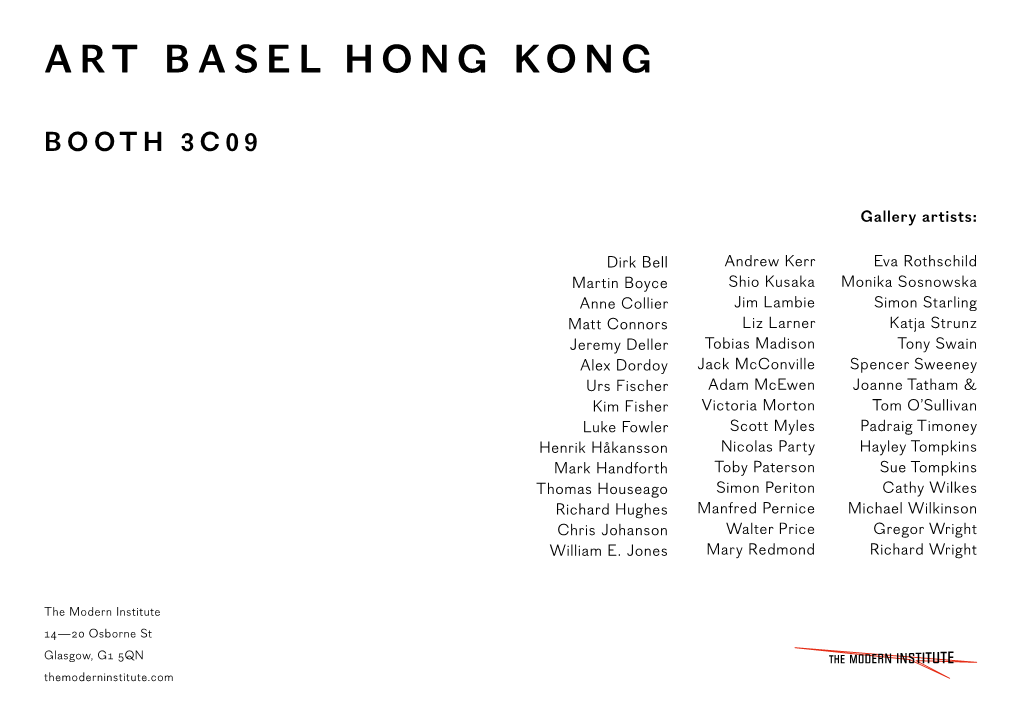 Art Basel Hong Kong