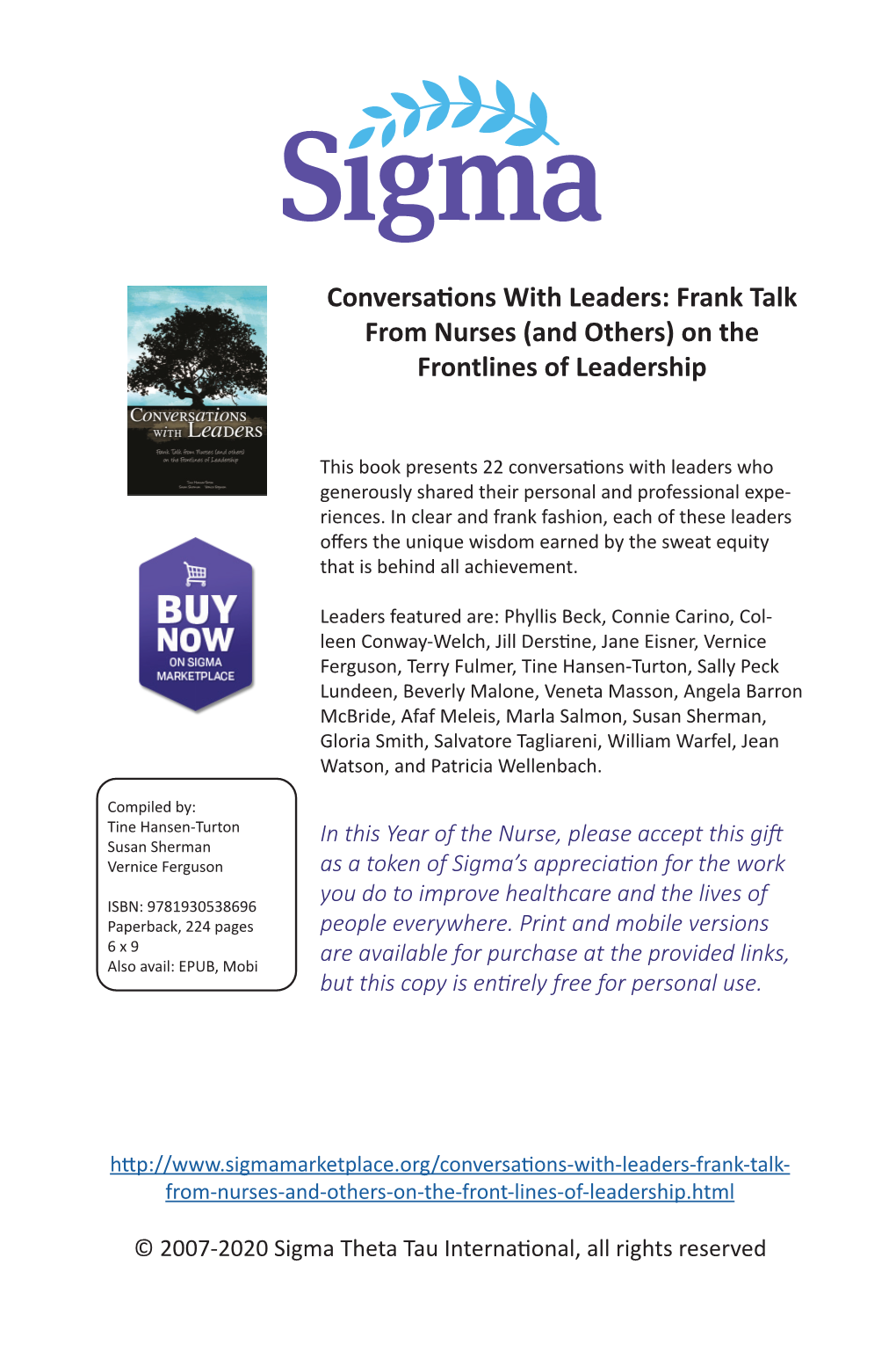Conversations with Leaders: Frank Talk from Nurses (And Others) on the Frontlines of Leadership