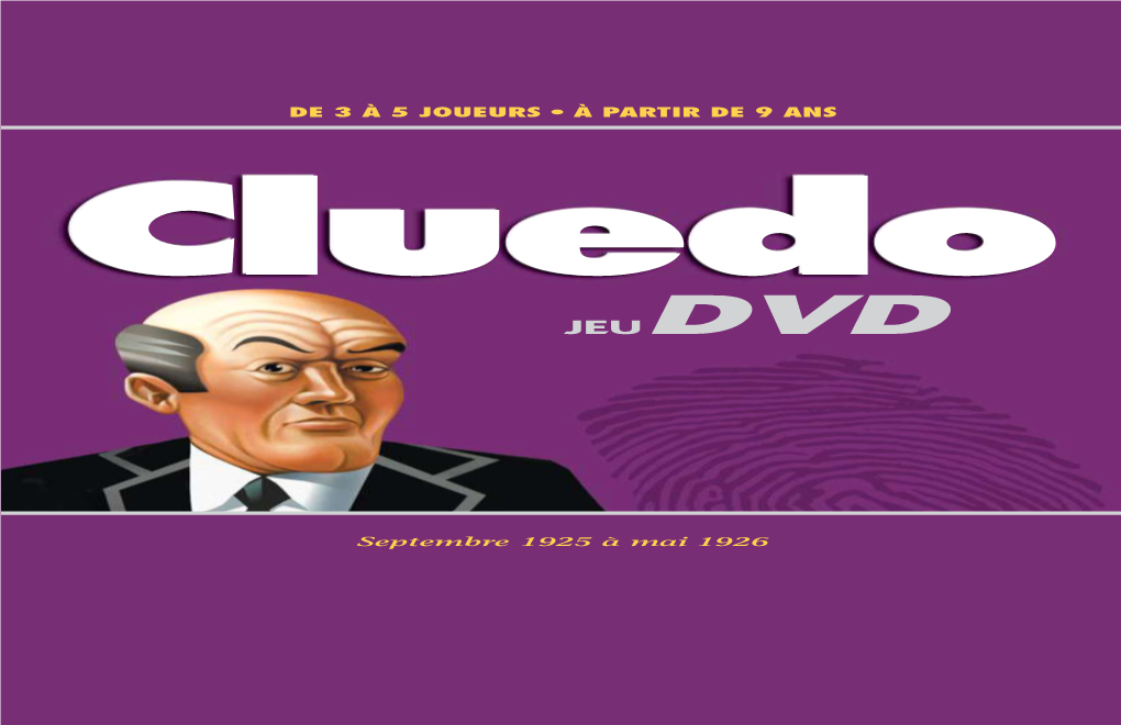 Cluedo: DVD Règle