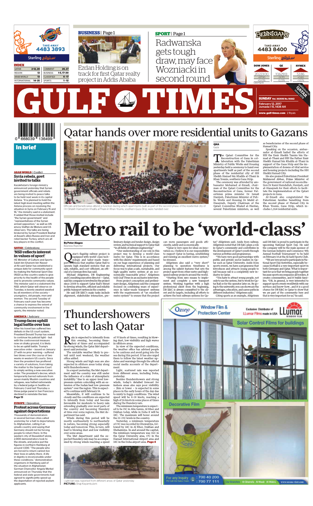 Metro Rail to Be 'World-Class'