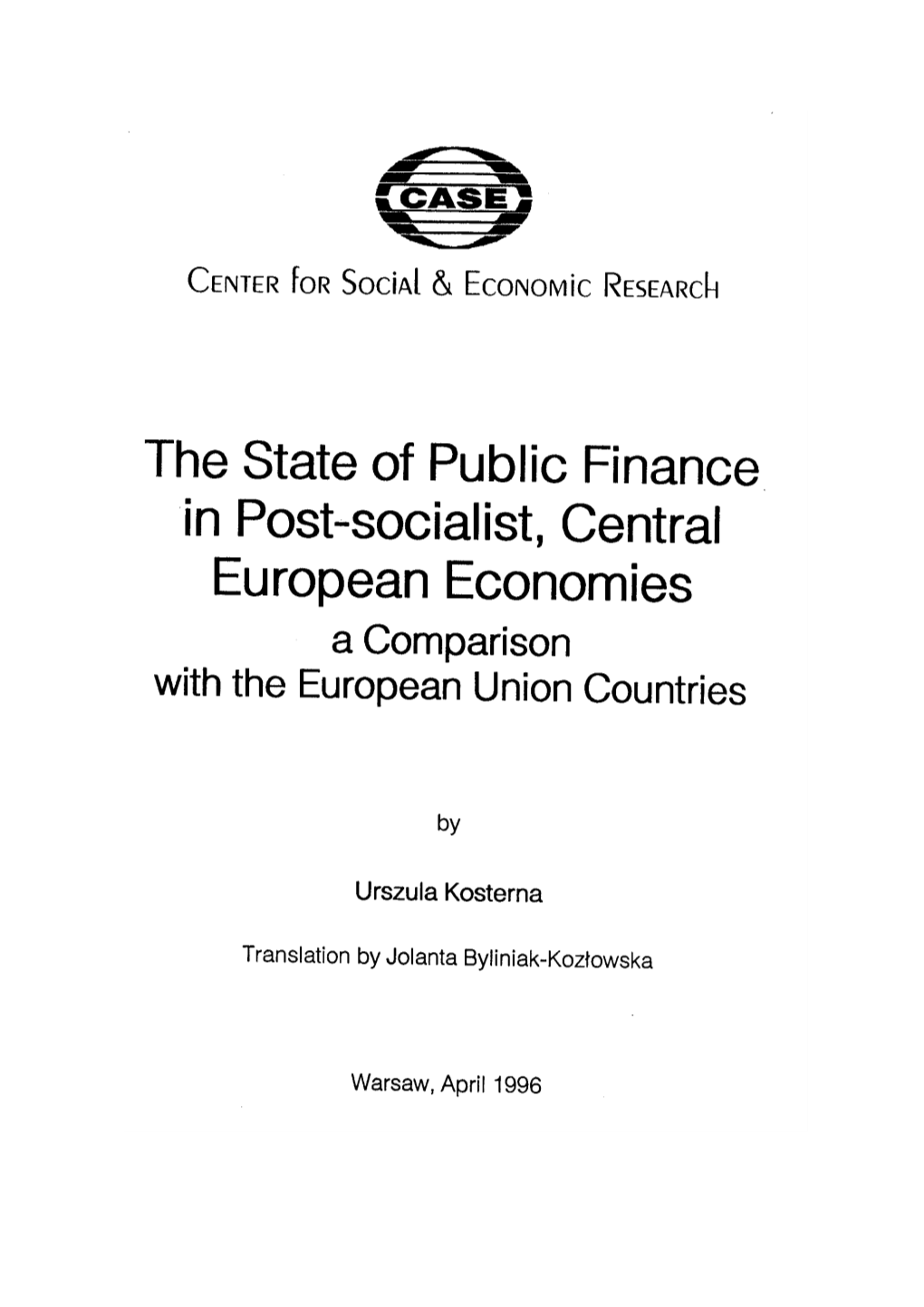 4. the Structure of Budgetary Revenues and Expenses 17