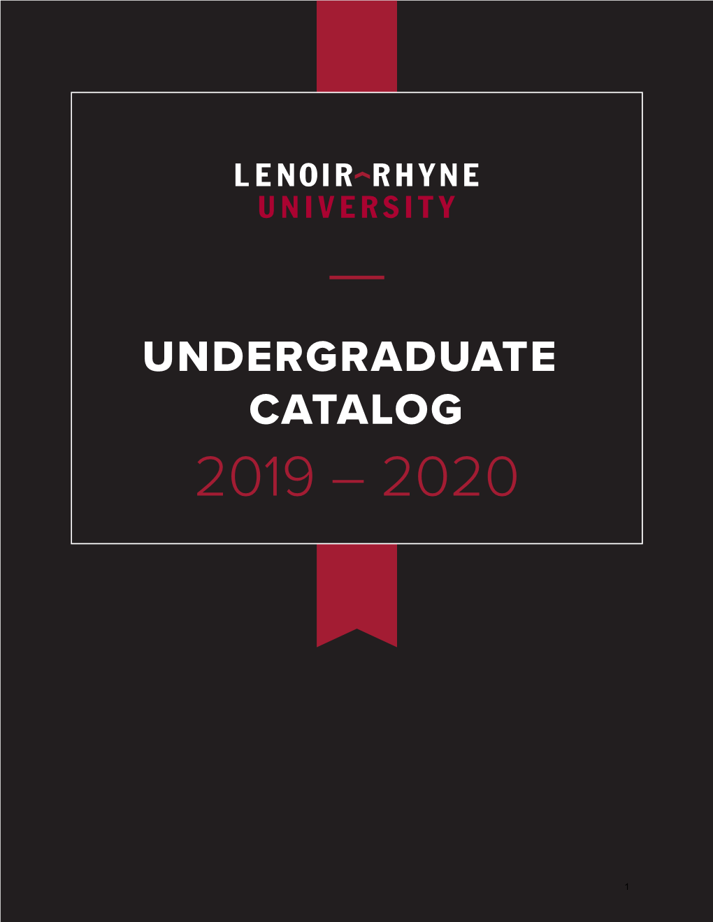 2019-2020 Undergraduate Catalog