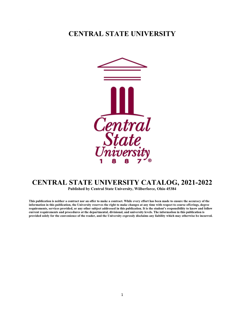 2021-2022 Course Catalog