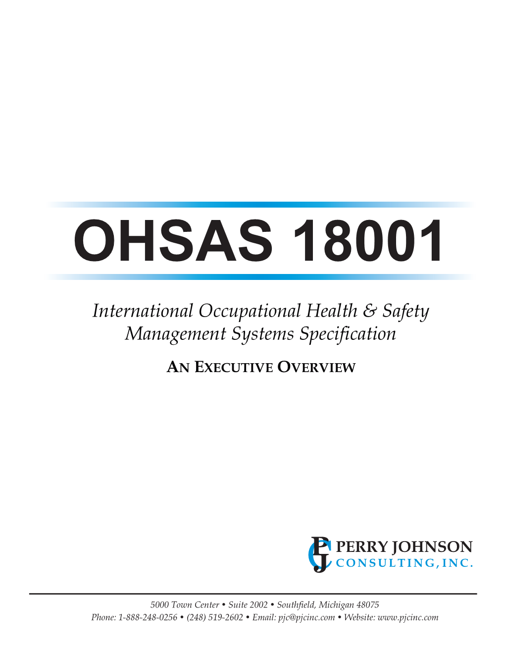 International Occupational Health & Safety Management Systems