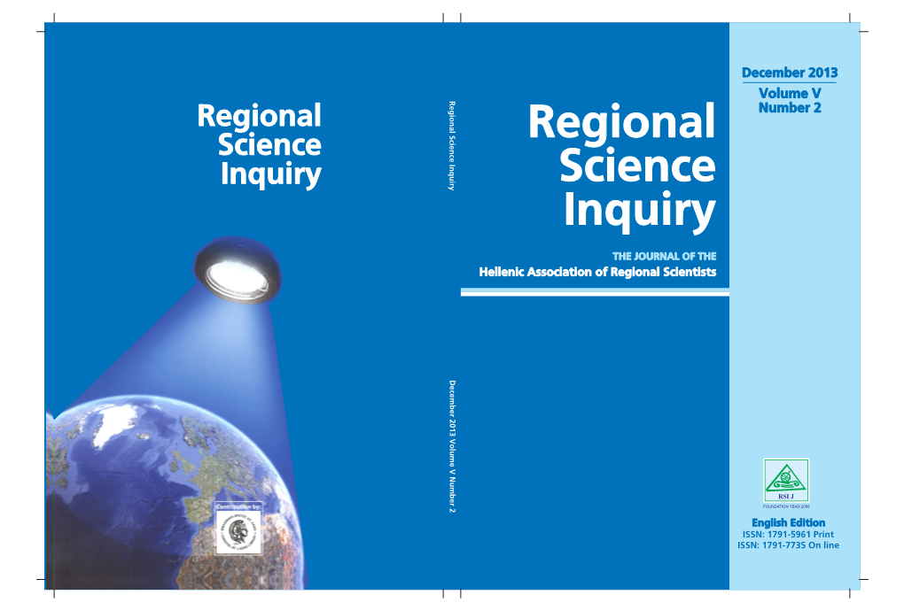 RSI December 2013 Volume V Number 2