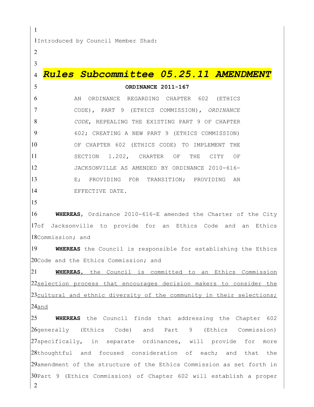 An Ordinance Amending the Code of the City of Jacksonville Enacting a Revised Pension System s1