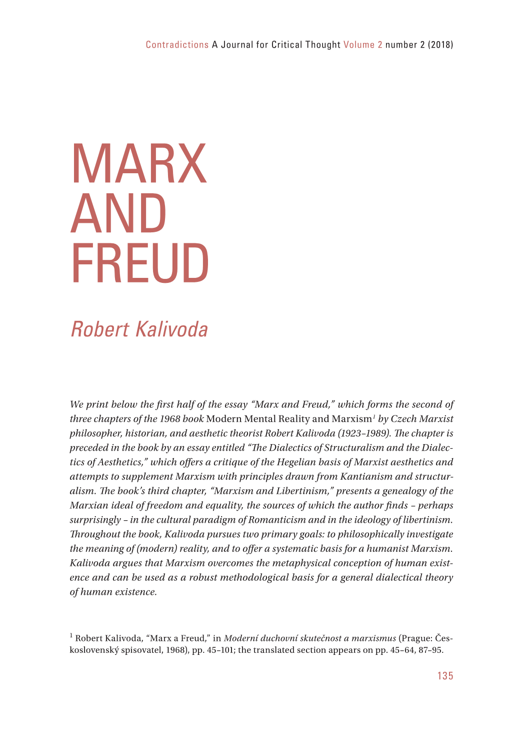 Marx and Freud