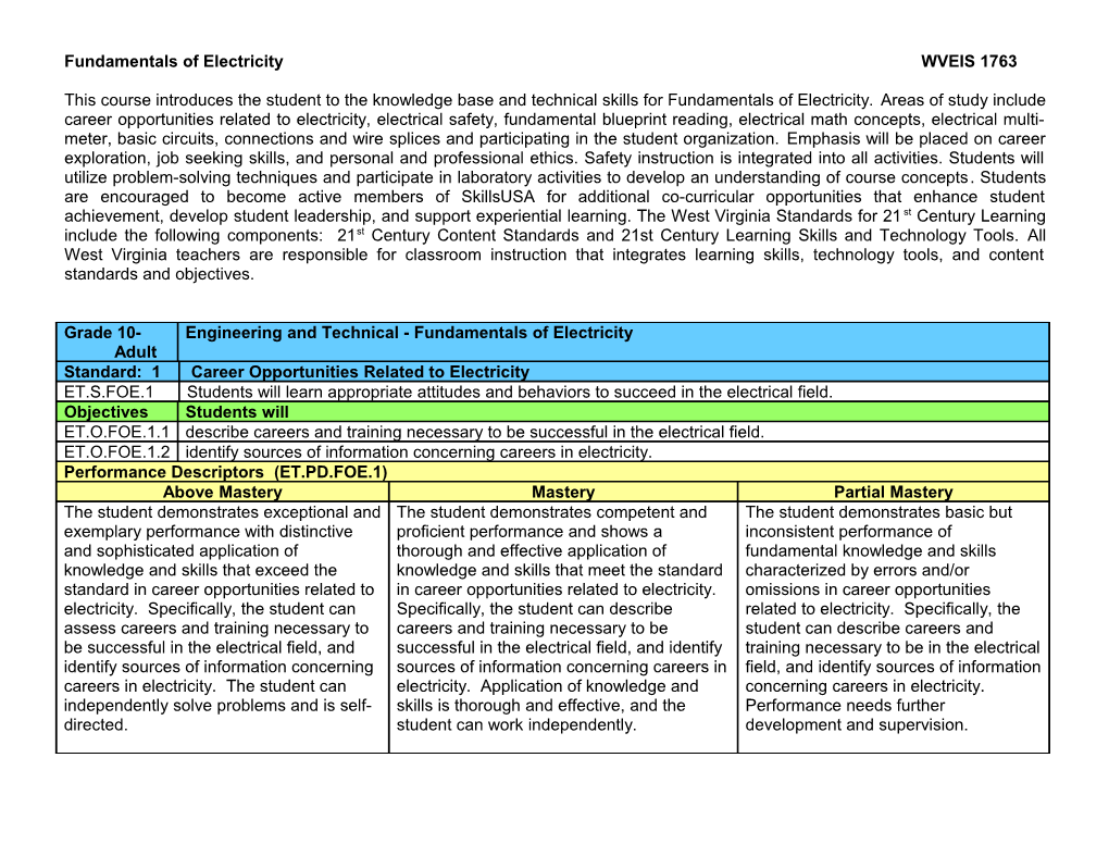 Engineering and Technical Cluster