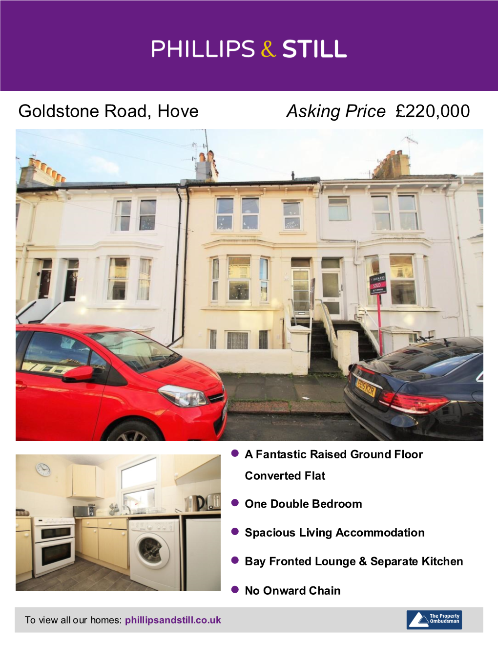 Goldstone Road, Hove Asking Price £220,000