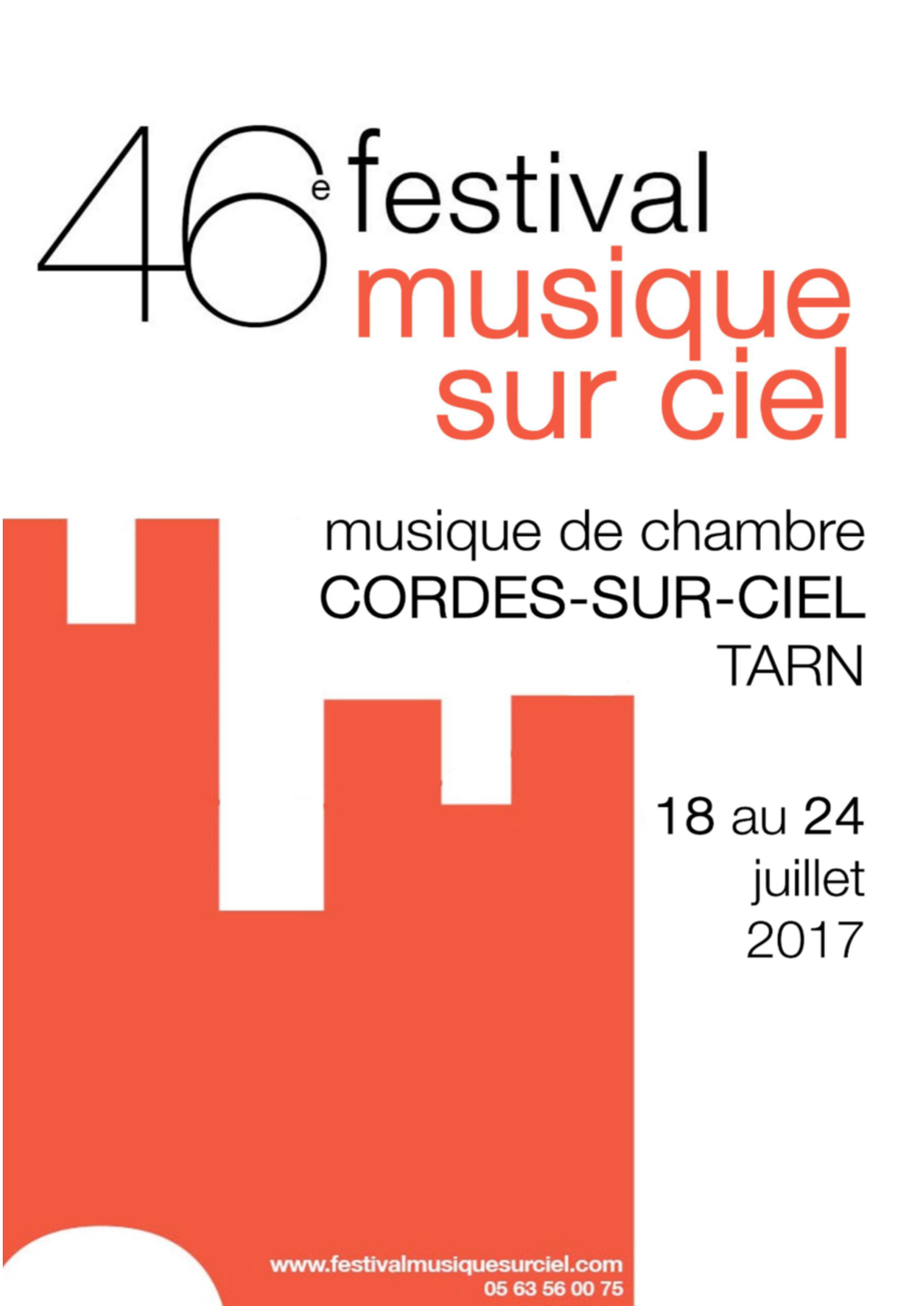 1 46E Festival Musique Sur Ciel De Cordes-Sur-Ciel – Du 18 Au 24