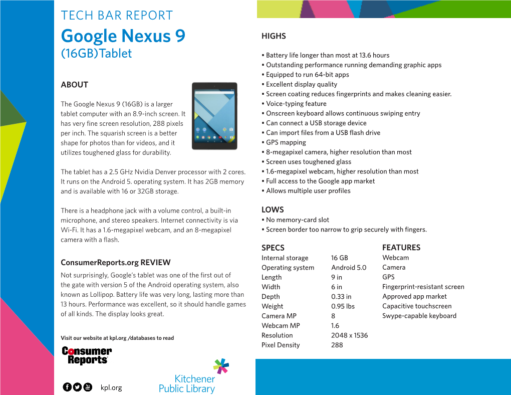 Google Nexus 9