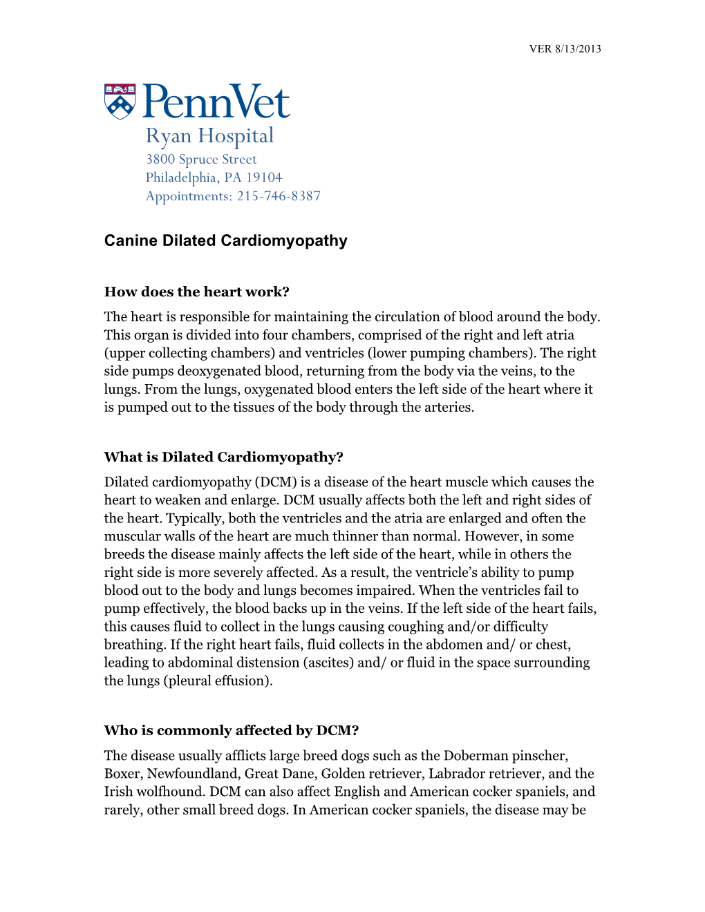 Understanding Canine Dilated Cardiomyopathy