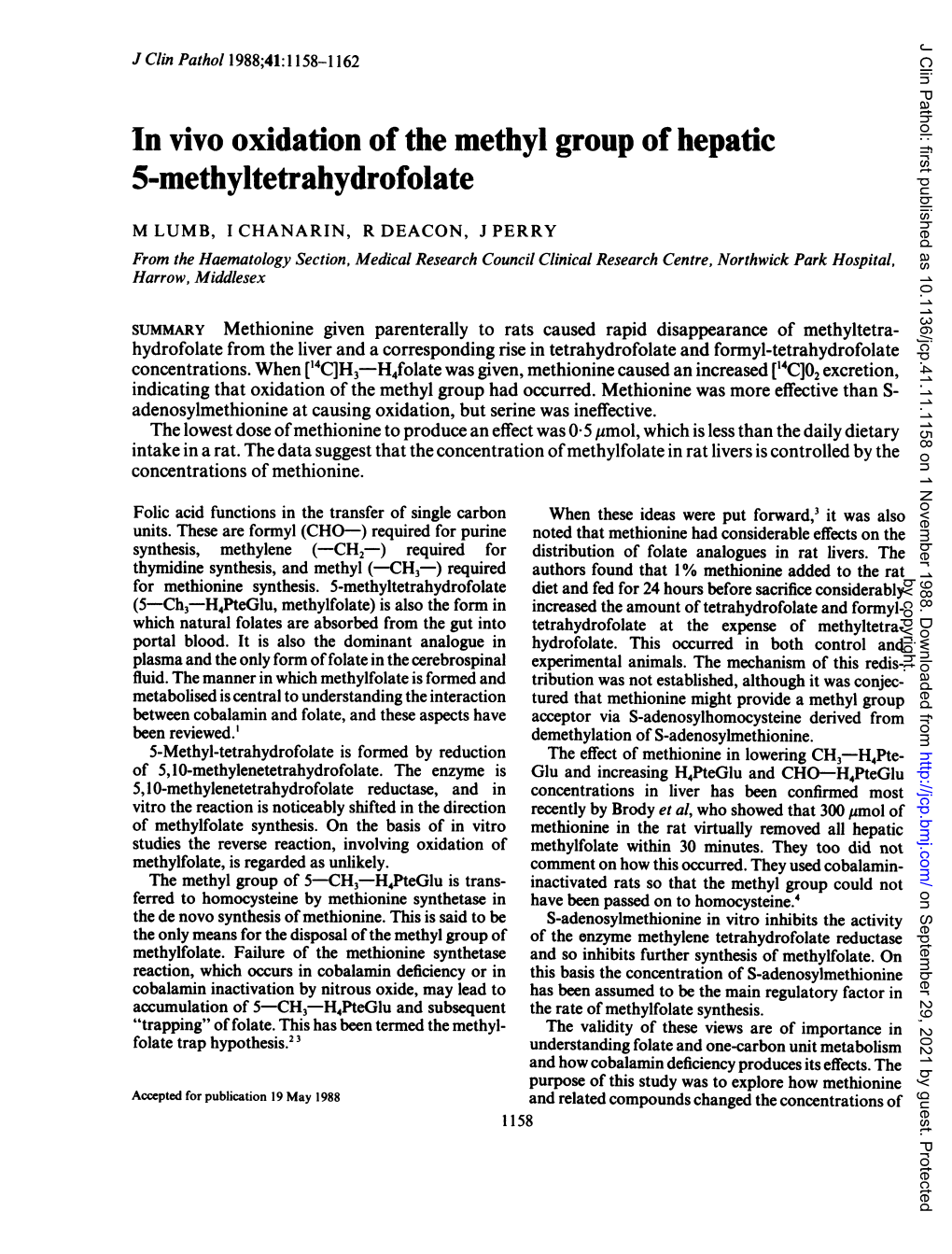 5-Methyltetrahydrofolate