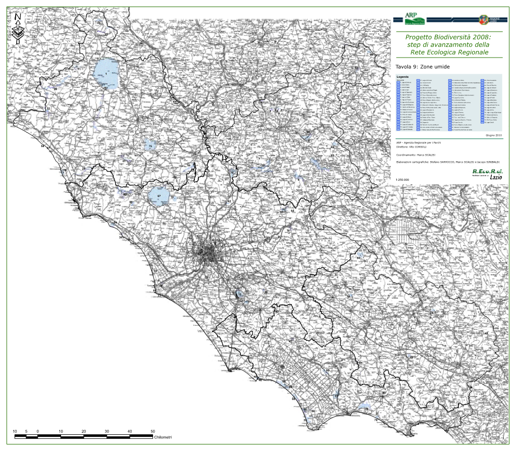 Progetto Biodiversità 2008: Step Di Avanzamento Della Rete Ecologica