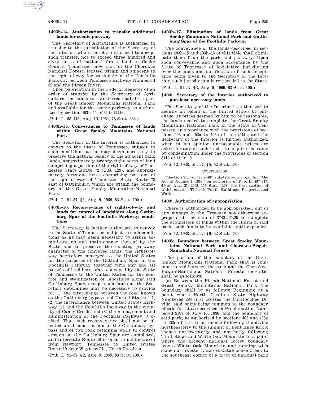 403H–14 TITLE 16—CONSERVATION Page 250