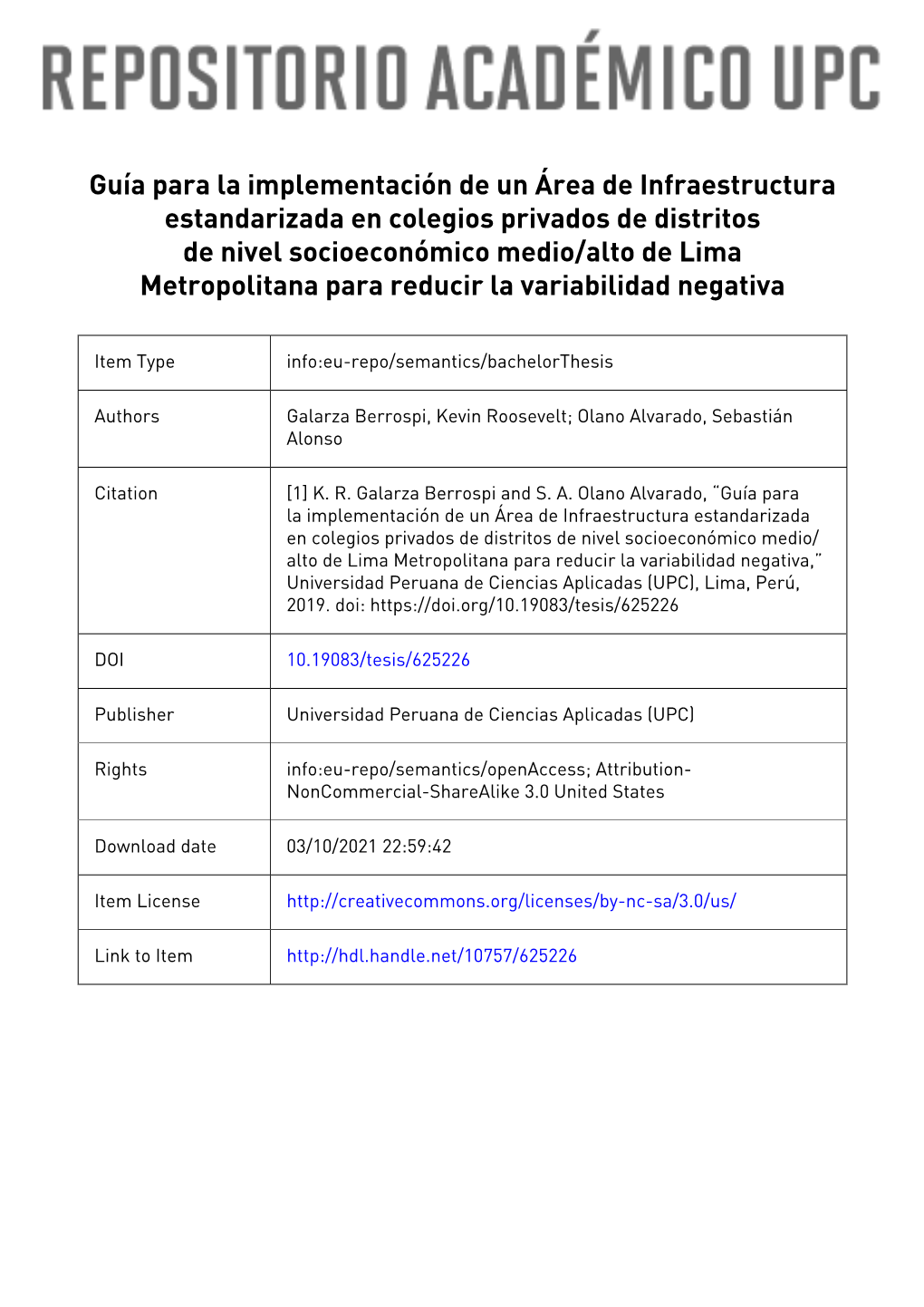 Guía Para La Implementación De Un Área De Infraestructura