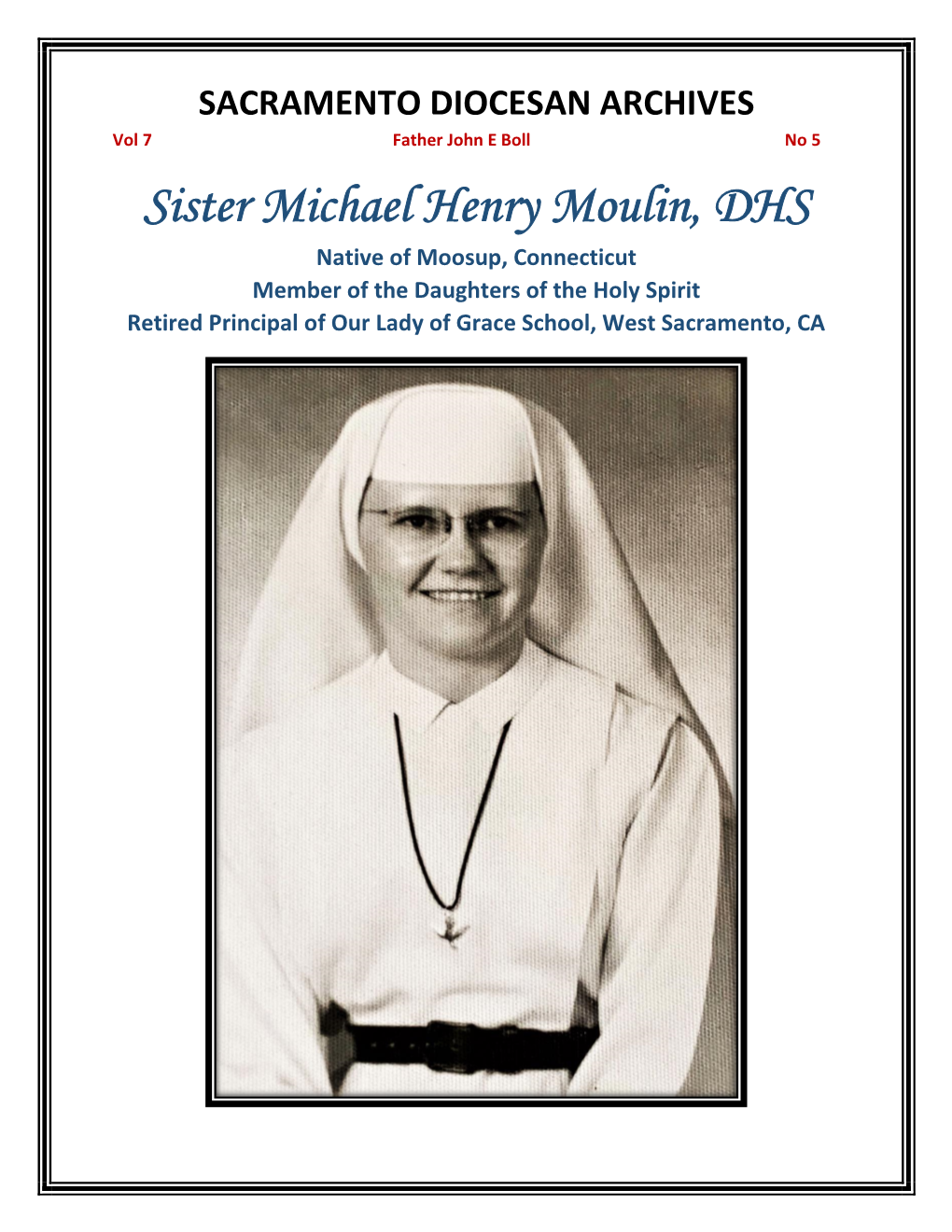 Sister Michael Henry Moulin