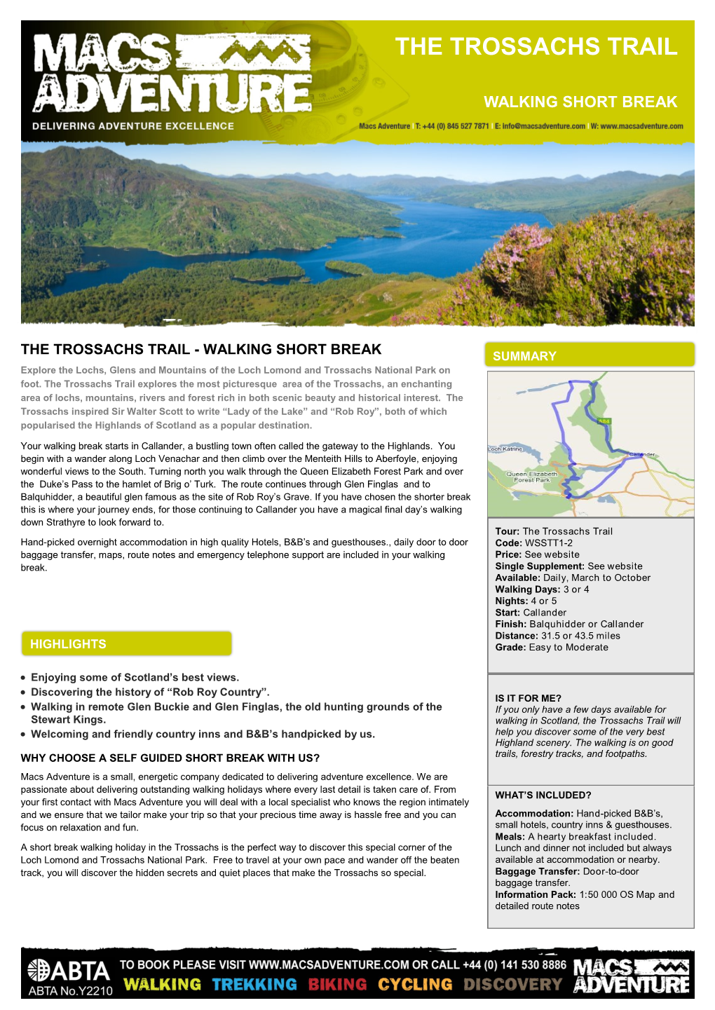 The Trossachs Trail