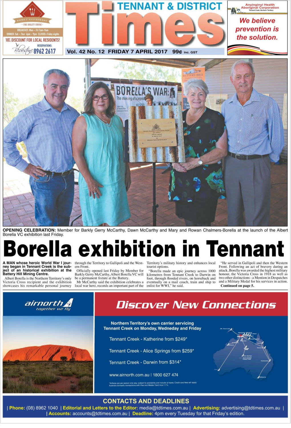 Borella Exhibition in Tennant 1