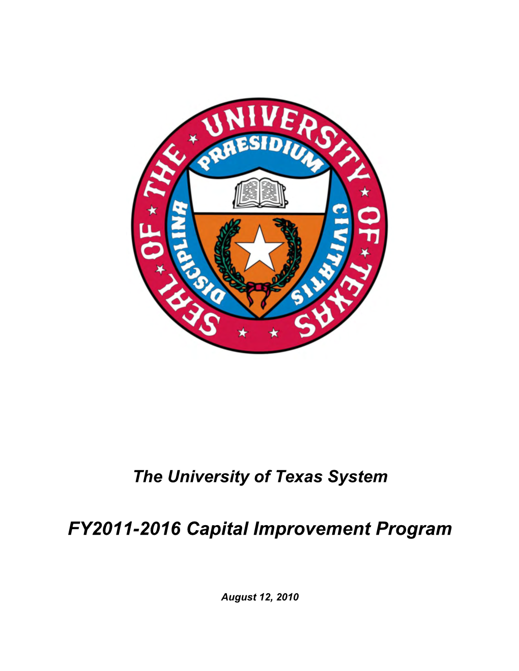 FY2011-2016 Capital Improvement Program